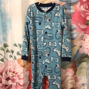 Fleece footie pjs